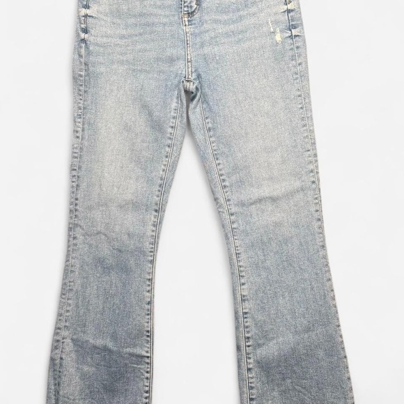 LOFT Denim - LOFT High Waist Flare Crop Light Wash Jeans, Size 4